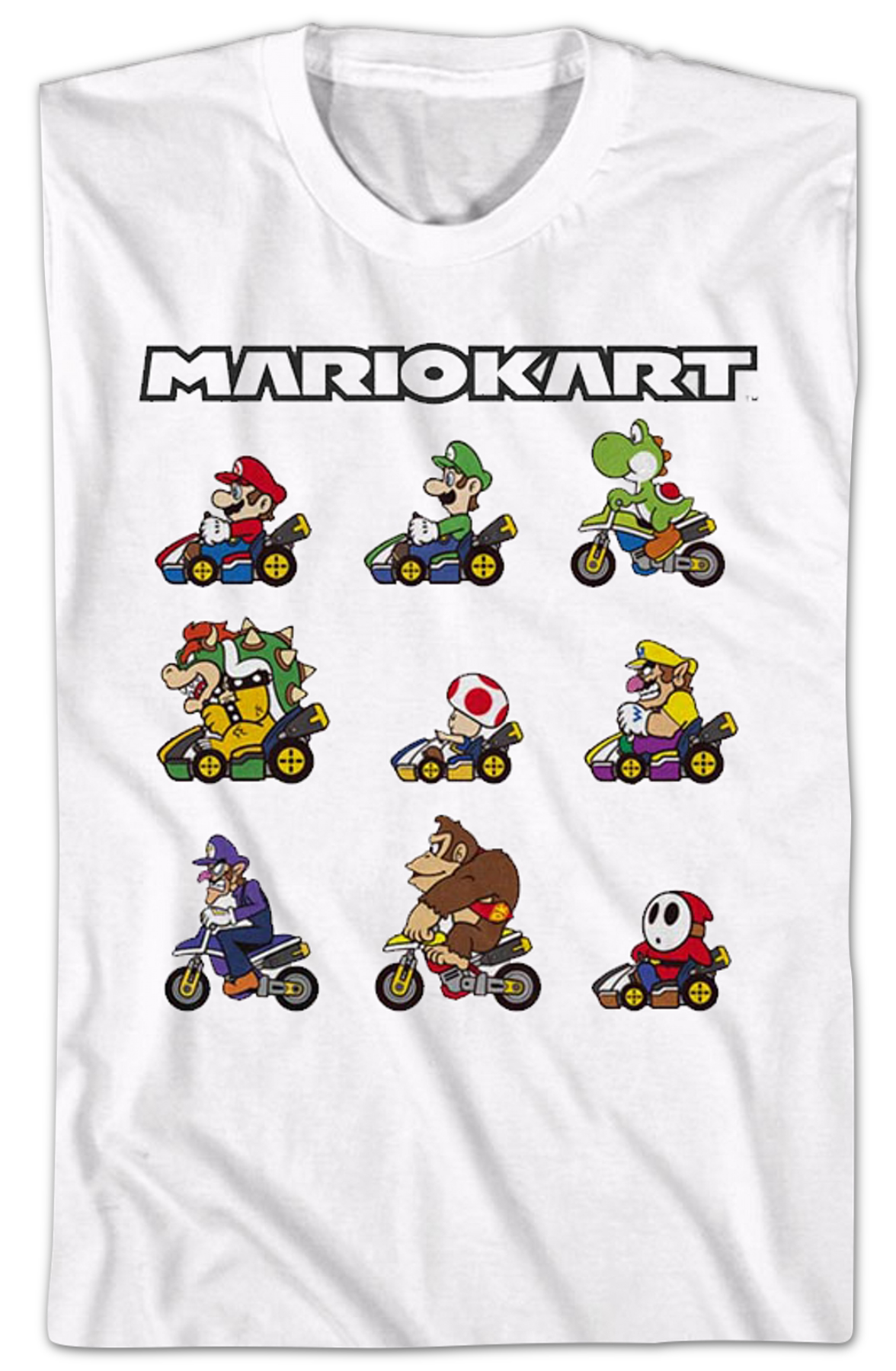 Mario Kart Characters Nintendo T-Shirt