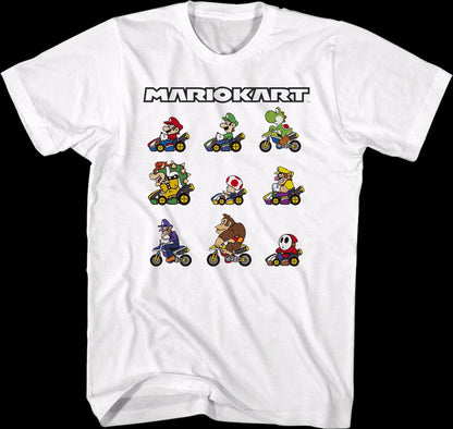 Mario Kart Characters Nintendo T-Shirt