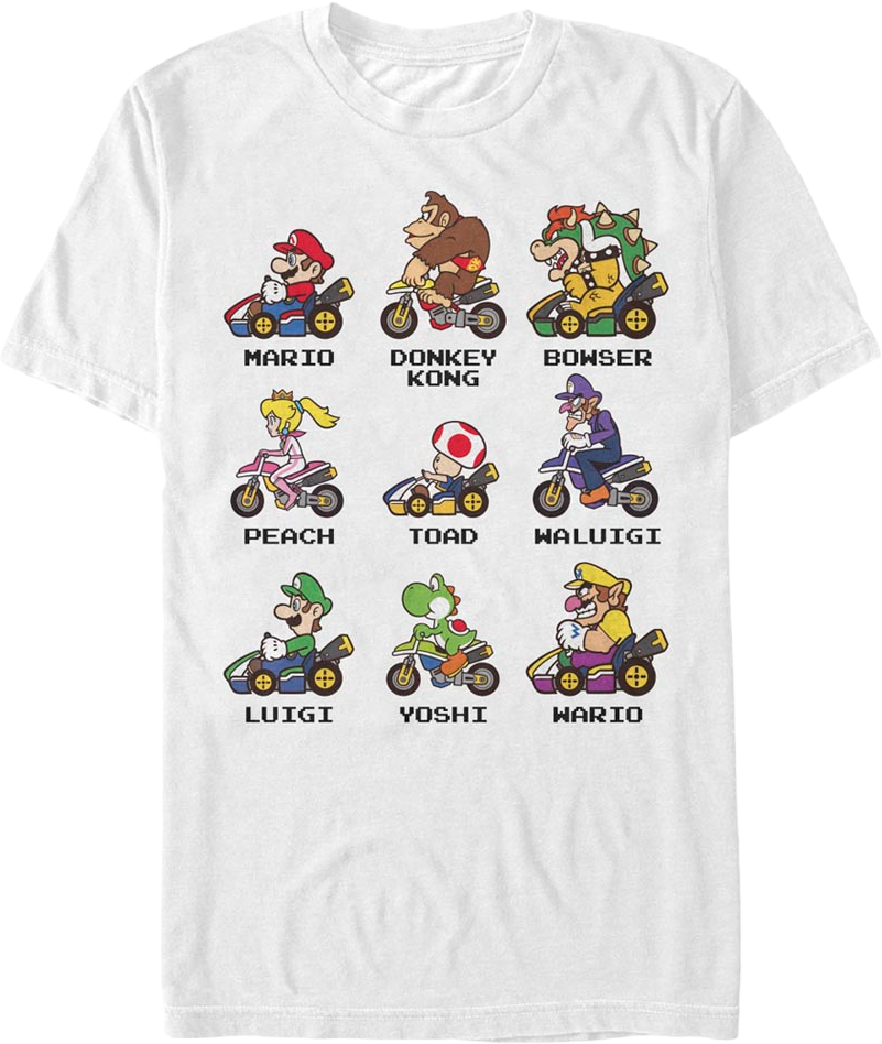 Mario Kart Drivers Super Mario Bros. T-Shirt