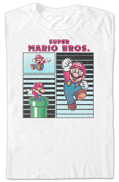 Mario Poses Collage Super Mario Bros. T-Shirt