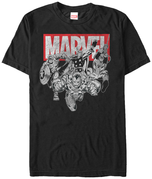 Marvel Comics Collage T-Shirt