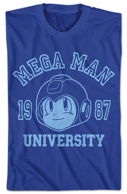 Mega Man University 1987 Mega Man T-Shirt