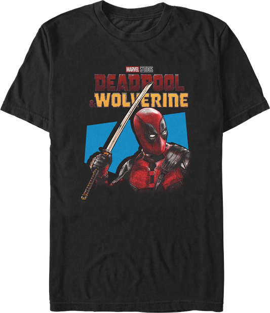 Merc With A Katana Deadpool & Wolverine Marvel Comics T-Shirt