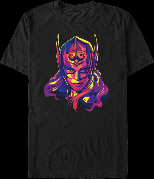 Mighty Thor Cut Out Thor Love And Thunder Marvel Comics T-Shirt