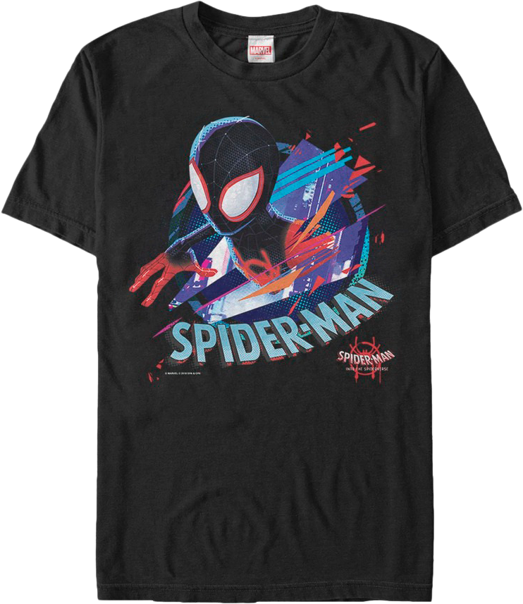 Miles Morales Spider-Man Into The Spider-Verse T-Shirt