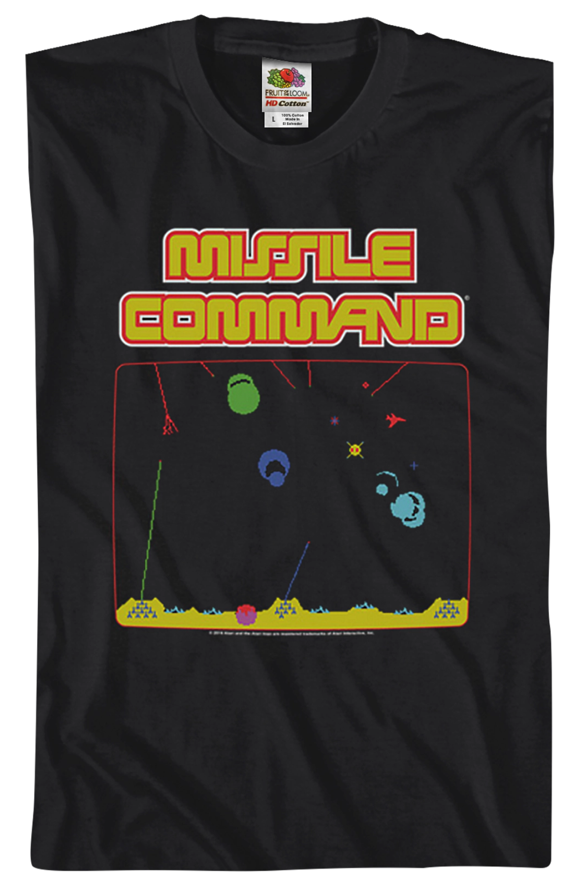 Missile Command Gameplay T-Shirt