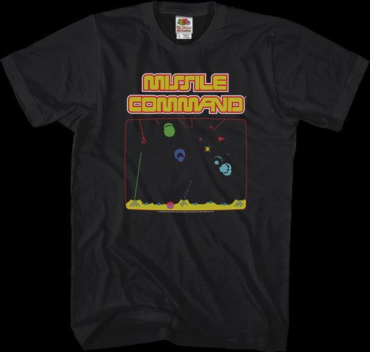 Missile Command Gameplay T-Shirt