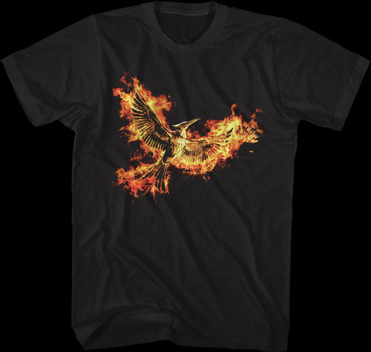Mockingjay Fire Flight Hunger Games T-Shirt