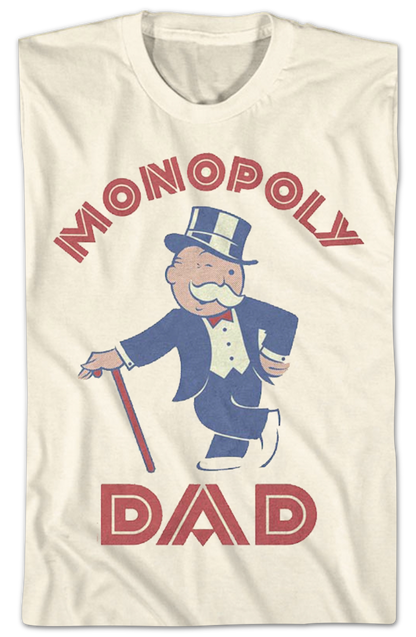 Monopoly Dad Rich Uncle Pennybags Monopoly T-Shirt