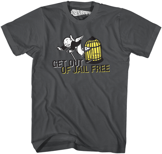 Monopoly Get Out Of Jail Free T-Shirt