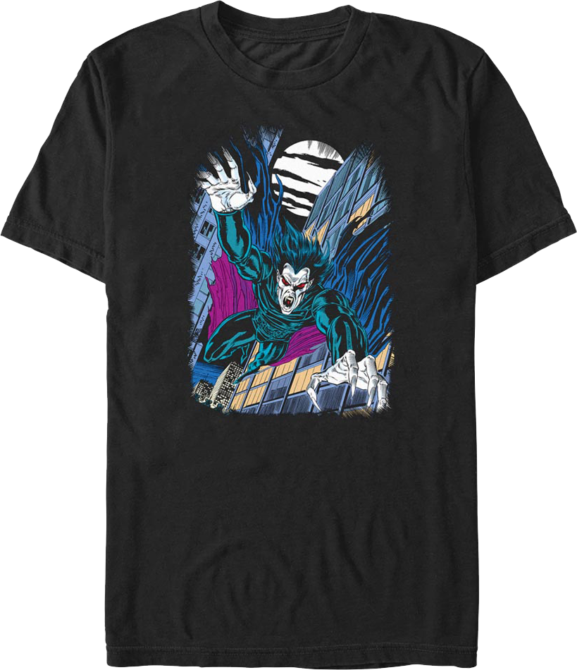 Morbius Vampire Leap Marvel Comics T-Shirt