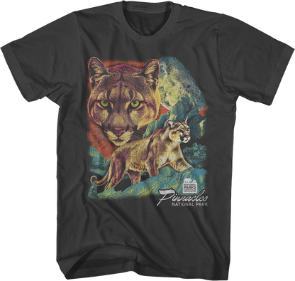 Mountain Lion Collage Pinnacles National Park T-Shirt
