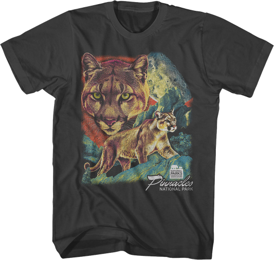Mountain Lion Collage Pinnacles National Park T-Shirt