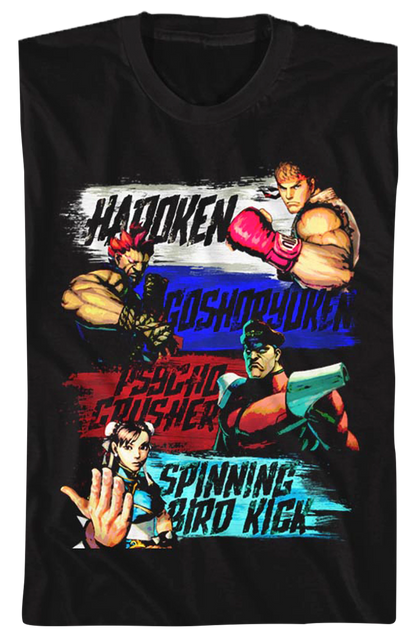 Moves Street Fighter T-Shirt