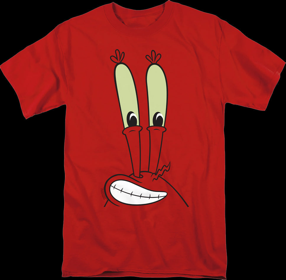 Mr. Krabs Face SpongeBob SquarePants T-Shirt – Conver Uniforms