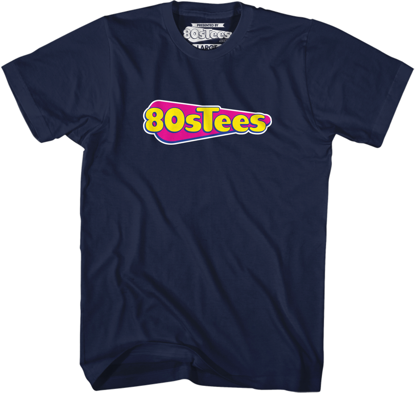 Navy 80sTees.com Logo T-Shirt