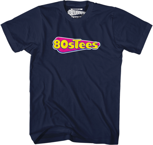 Navy 80sTees.com Logo T-Shirt