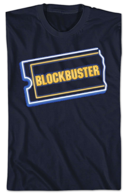Navy Blue Logo Blockbuster T-Shirt
