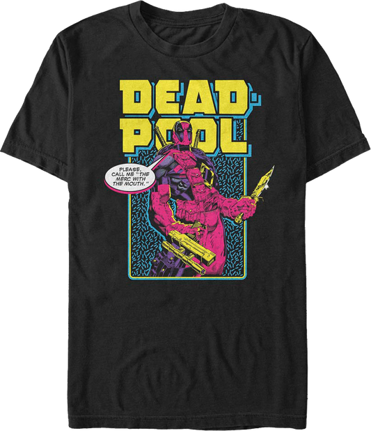 Neon Deadpool Marvel Comics T-Shirt