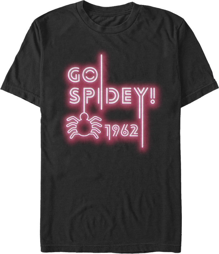 Neon Go Spidey 1962 Spider-Man T-Shirt