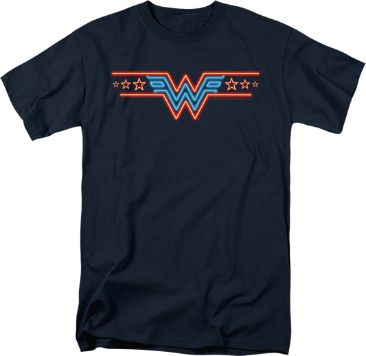 Neon Logo Wonder Woman T-Shirt