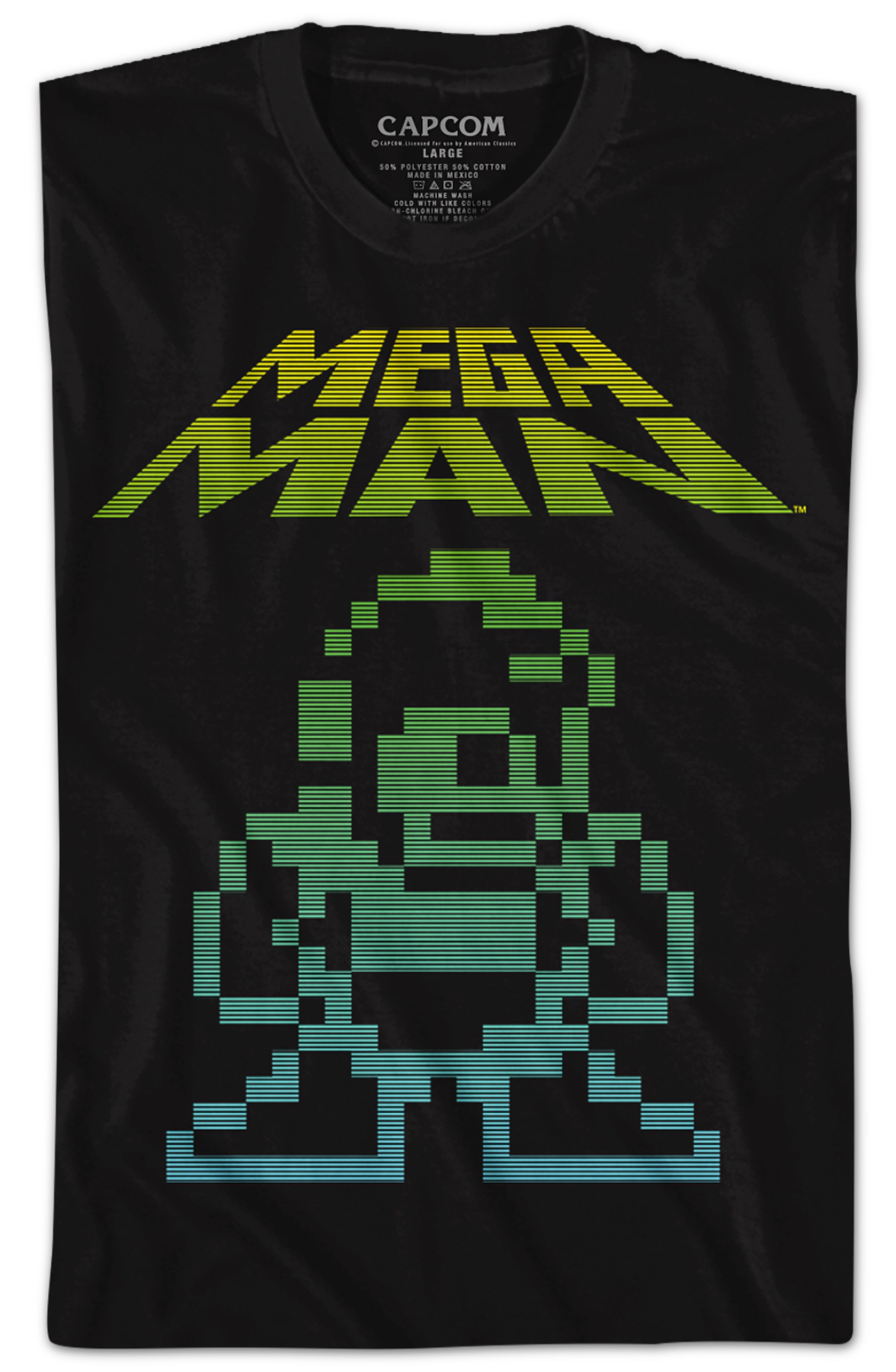 Neon Mega Man T-Shirt