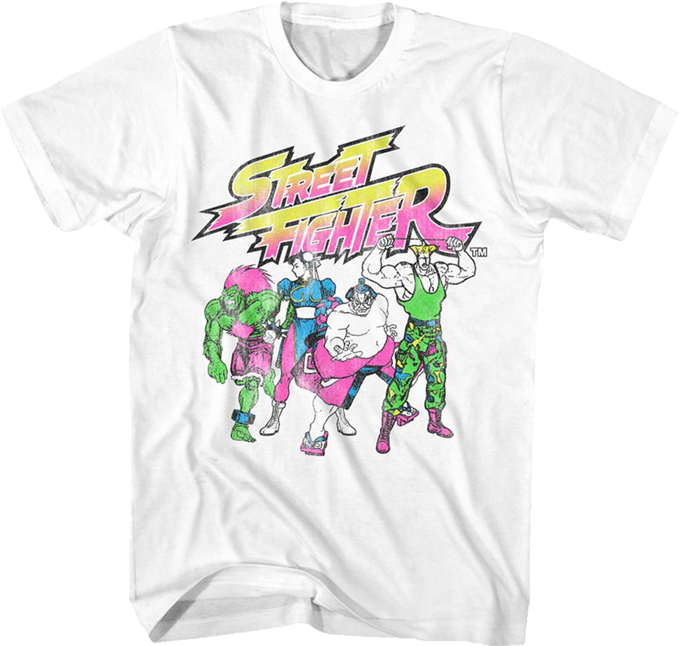 Neon Street Fighter T-Shirt