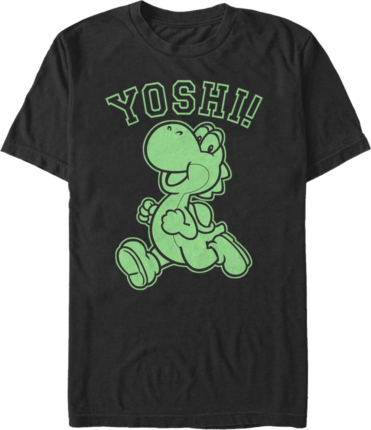 Neon Yoshi Super Mario Bros. T-Shirt