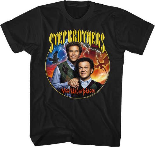 Nighthawk And Dragon Step Brothers T-Shirt