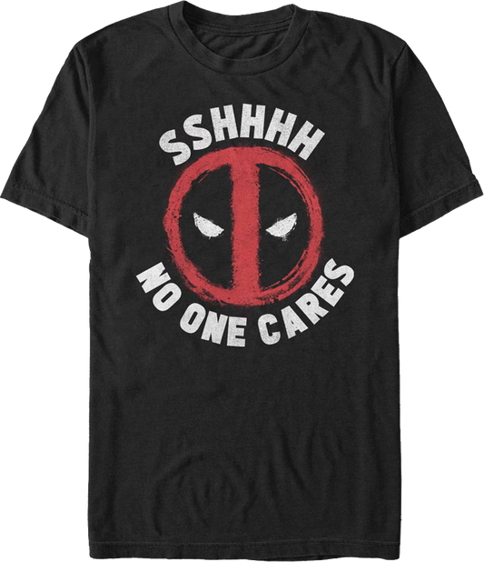 No One Cares Deadpool T-Shirt