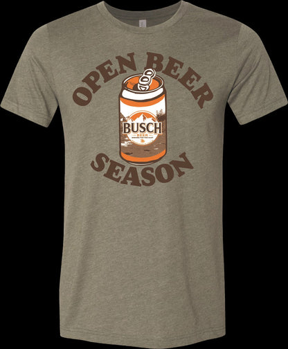 Open Beer Season Busch T-Shirt