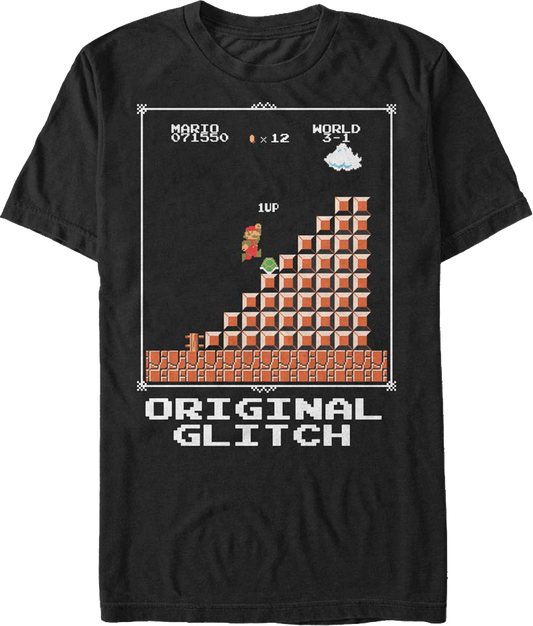 Original Glitch Super Mario Bros. T-Shirt