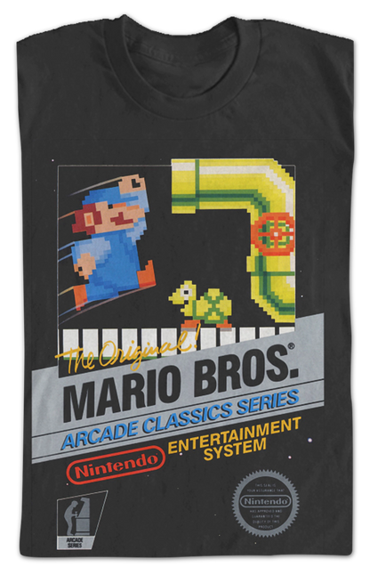 Original Mario Bros Cartridge T-Shirt