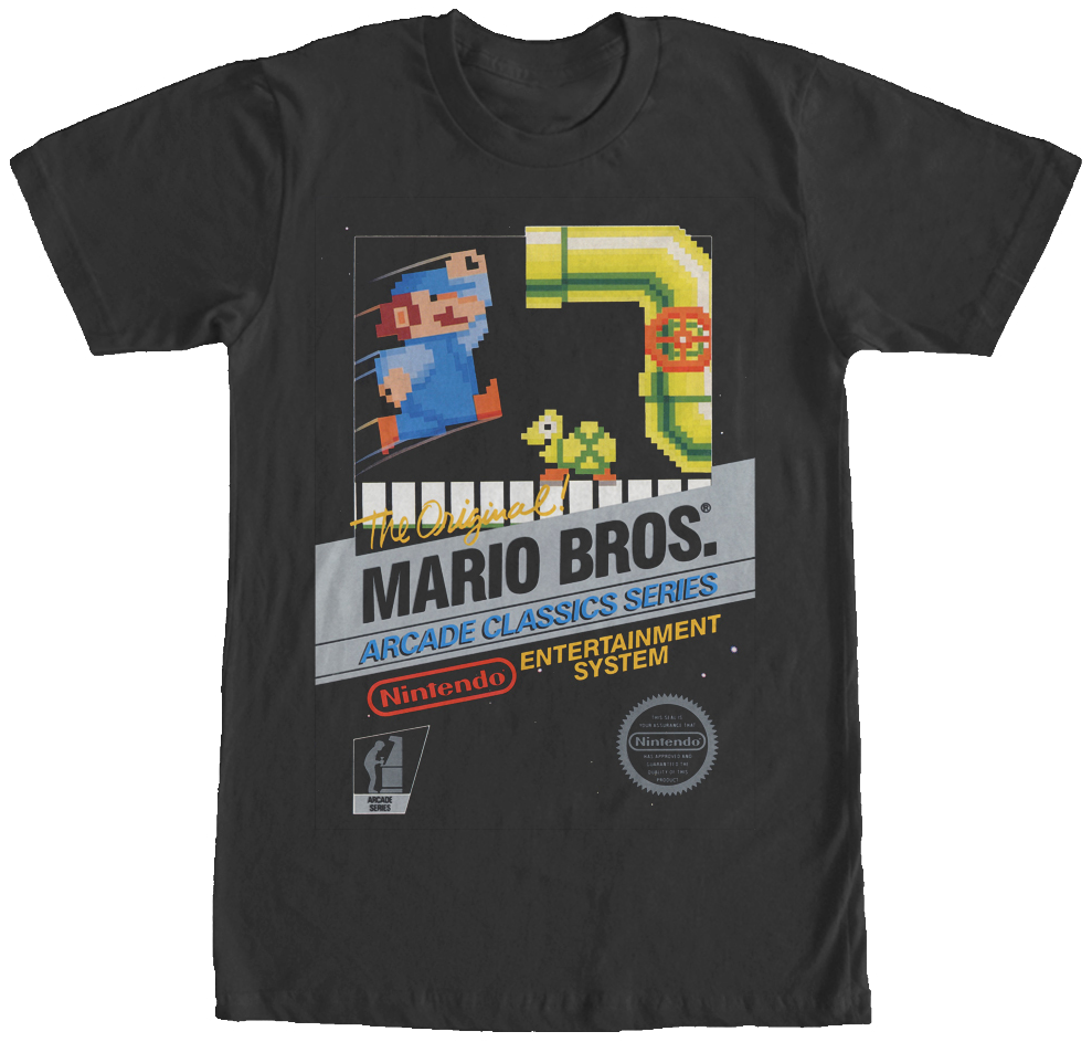 Original Mario Bros Cartridge T-Shirt