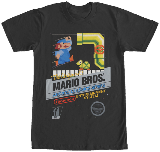 Original Mario Bros Cartridge T-Shirt