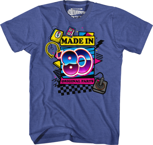 Original Parts Made In '80 T-Shirt