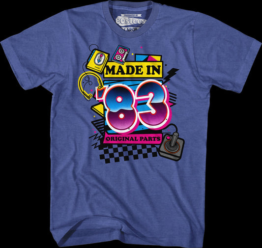Original Parts Made In '83 T-Shirt