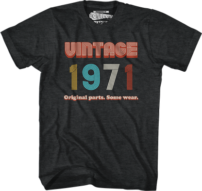 Original Parts Some Wear Vintage 1971 T-Shirt