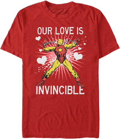 Our Love Is Invincible Iron Man T-Shirt