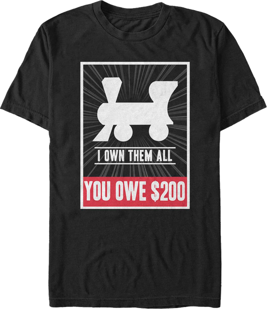 Own All Railroads Monopoly T-Shirt
