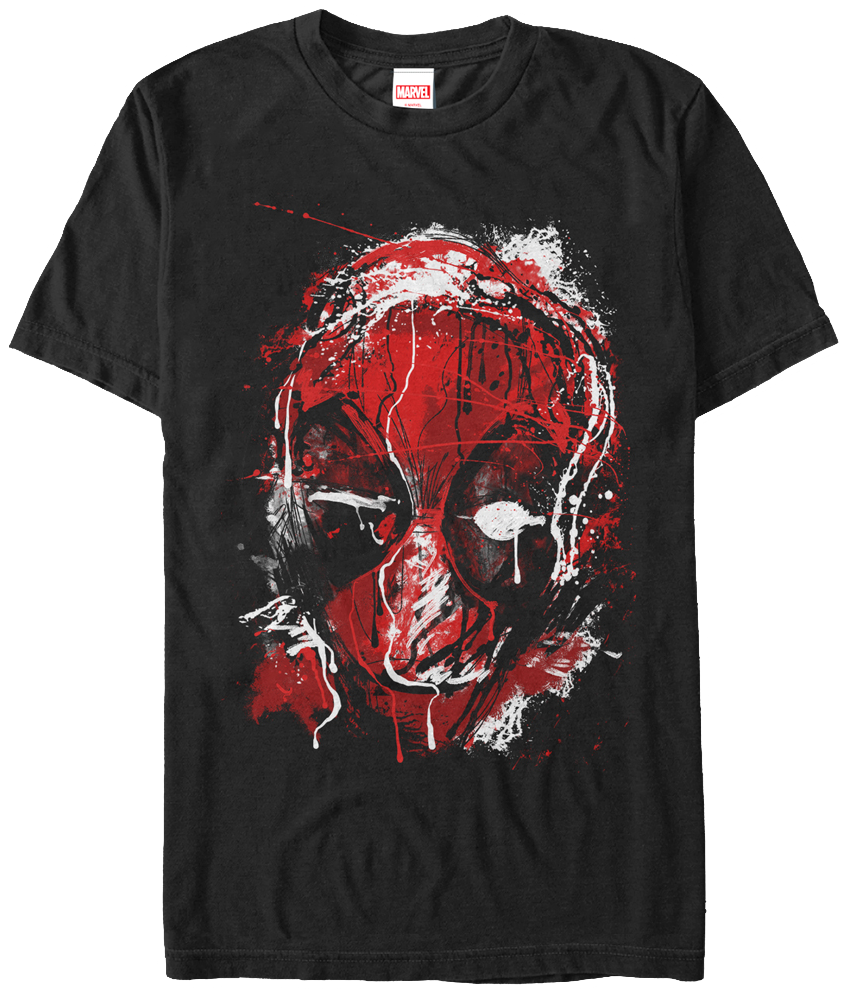 Paint Splatter Deadpool T-Shirt