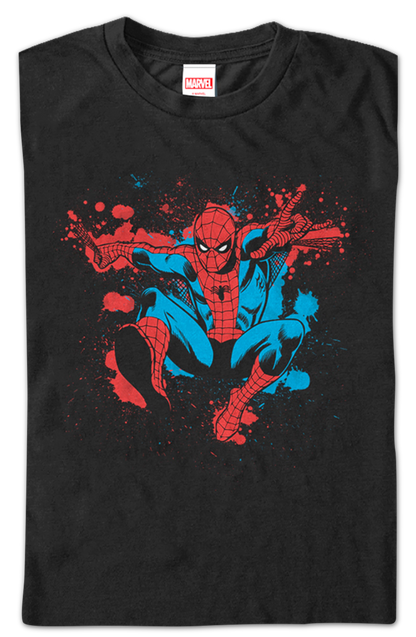 Paint Splatter Spider-Man T-Shirt