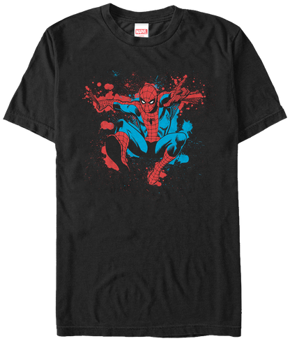 Paint Splatter Spider-Man T-Shirt