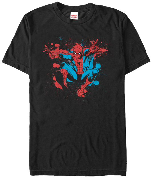 Paint Splatter Spider-Man T-Shirt