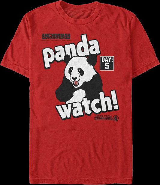 Panda Watch Anchorman T-Shirt