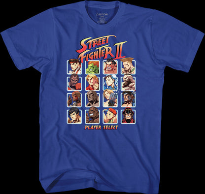 Player Select Street Fighter T-Shirt