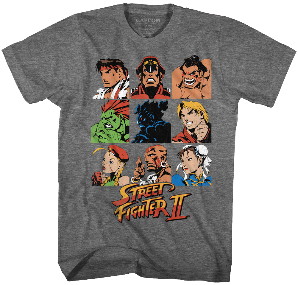 Player Select Street Fighter II T-Shirt