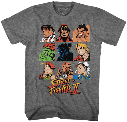 Player Select Street Fighter II T-Shirt