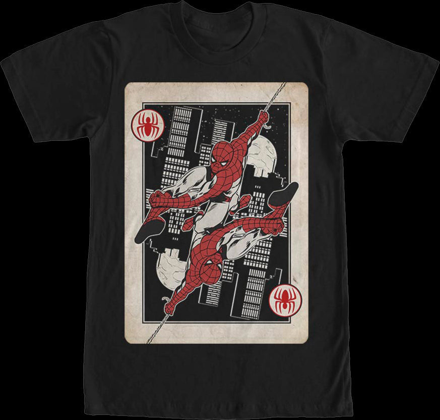 Playing Card Spider-Man T-Shirt
