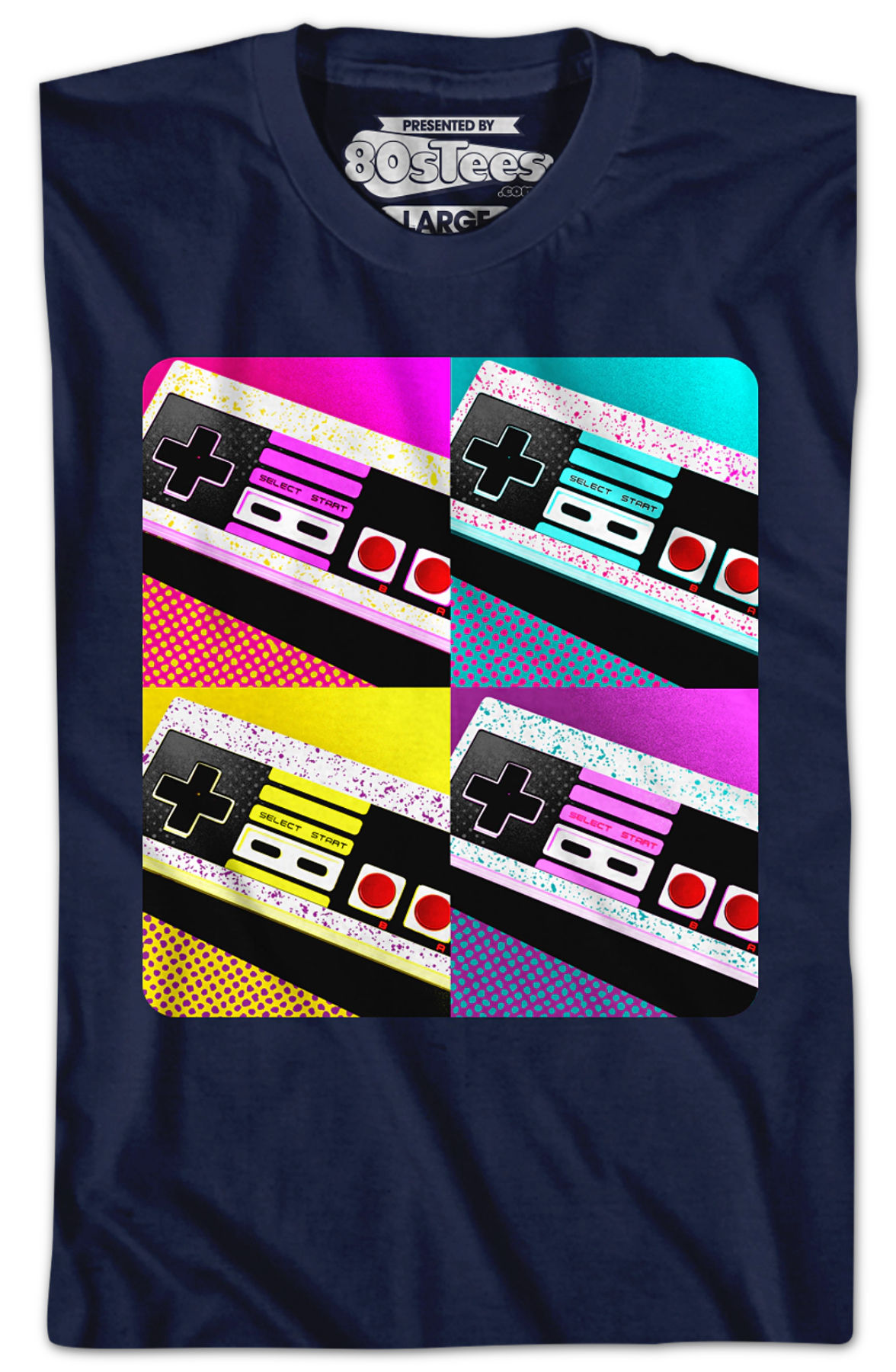 Pop Art Game Controllers Nintendo T-Shirt